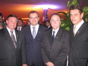 Celso Vilela, Fúlvio Ferreira, Antônio Alberto Stacciarini e José César Costa