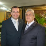 Fulvio_Fakher Fúlvio e Fakher, na cerimônia de posse - Foto: Luiz Adolfo