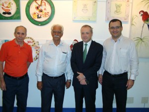 Dagoberto_diretores-CDL Adail Batistuta, Daniel Fabre, Dagoberto Hajjar e Fúlvio Ferreira