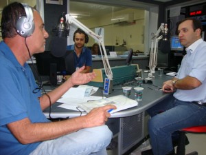 DSC04183 Apresentador Renato Lima (à esquerda) e Fúlvio