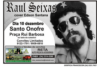 RAUL SANTO ONOFRE - FOLDER E CONVITE