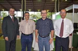 Fúlvio recepcionado por diretores da Uniube