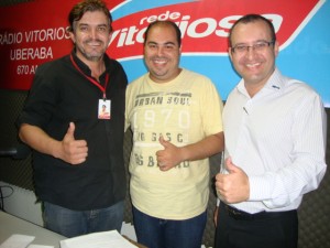 Klésio, o operador de rádio Fernando Augusto Ribeiro e Fúlvio