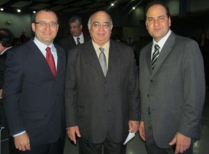 Seminario8 Fúlvio (CDL), Lázaro (Fecomércio) e Marden (Sebrae)